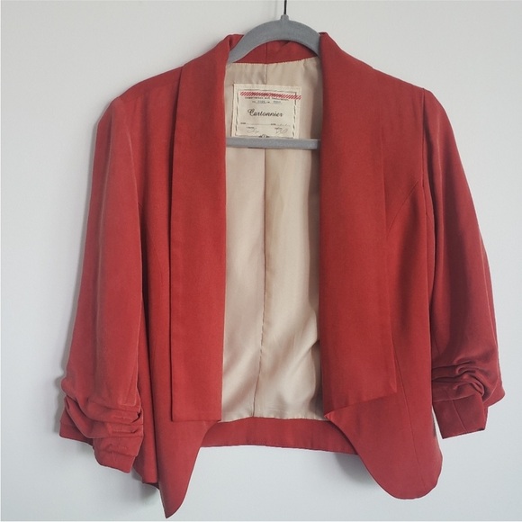 ANTHROPOLOGIE Cartonnier Open Blazer - Picture 3 of 14